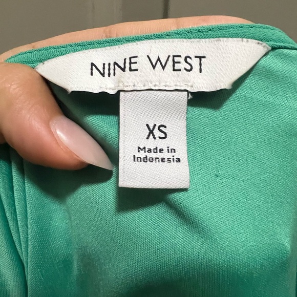 Nine West Teal Midi Wrap Dress - Picture 5 of 5